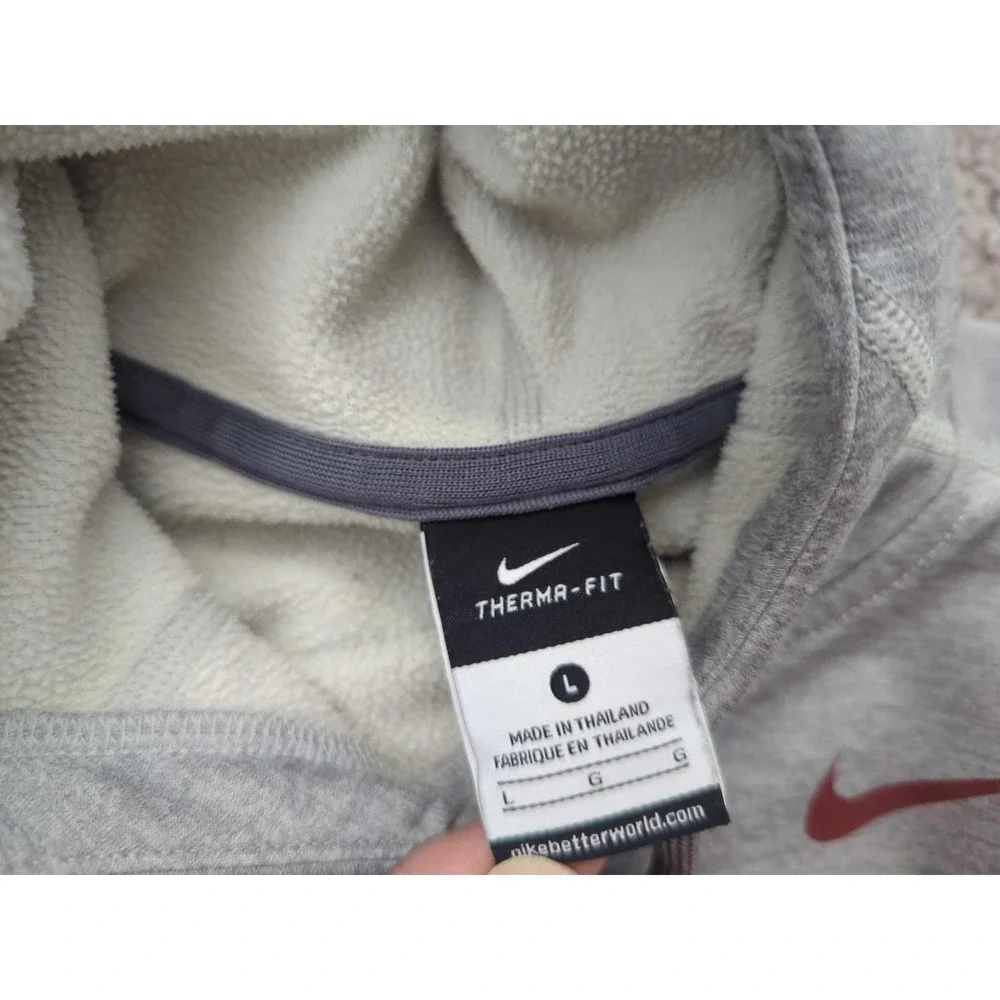 Alabama Crimson Tide Hoodie Womens L‎ Gray NCAA Football Playoff Roll Tide Nike
